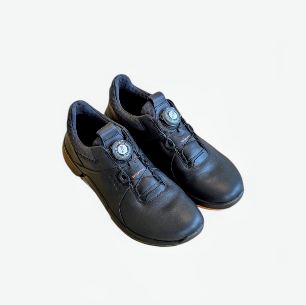  ECCO BIOM H4 women's golf shoes, w/ BOA &  GORE-TEX, black spikeless 39, 8-8.5